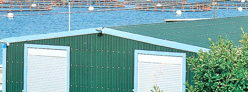 Fibropan Fish Farm Roof
