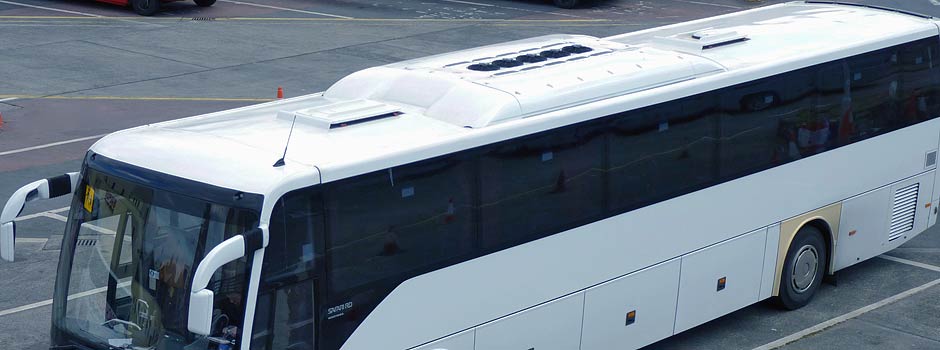GRP sheet for bus roof